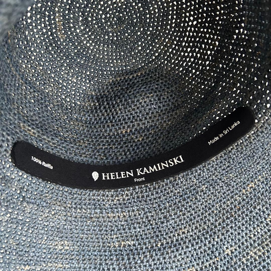 希少カラー ヘレンカミンスキー 麦わら帽子 プロヴァンス12 サファイア