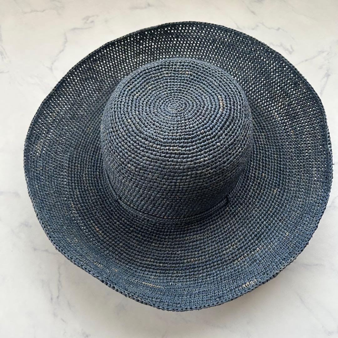 希少カラー ヘレンカミンスキー 麦わら帽子 プロヴァンス12 サファイア