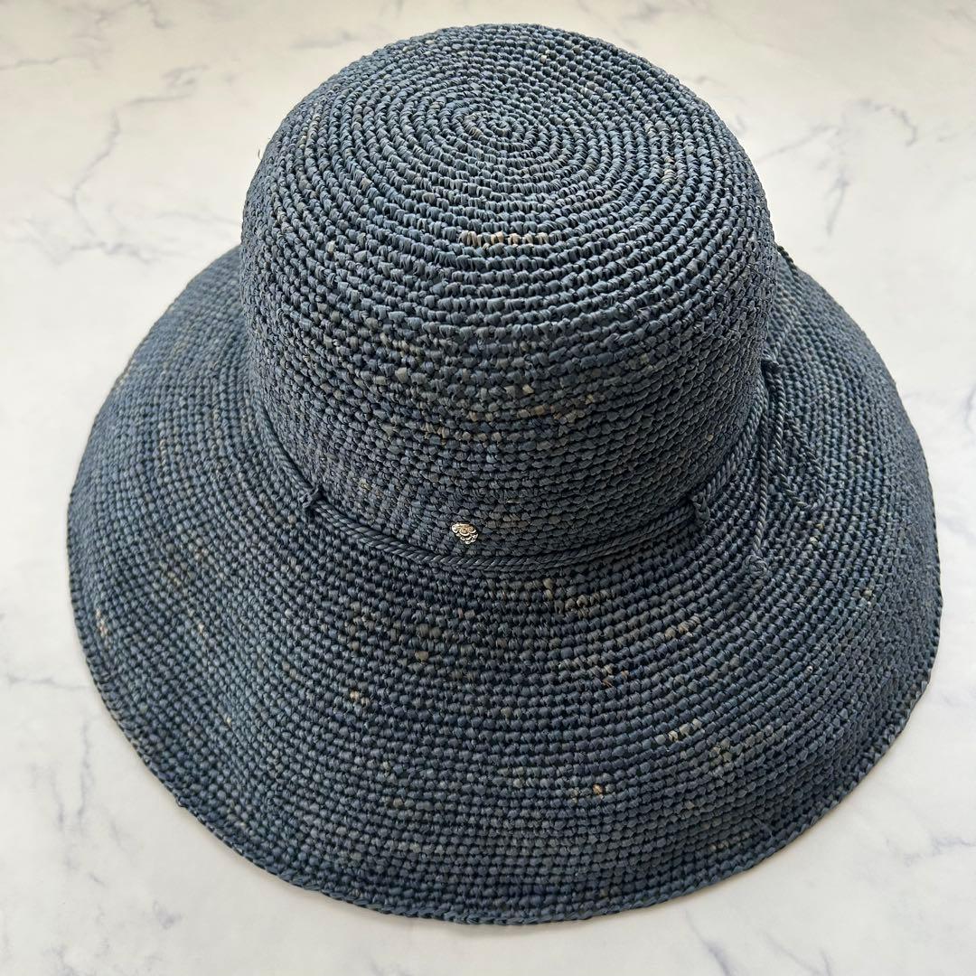希少カラー ヘレンカミンスキー 麦わら帽子 プロヴァンス12 サファイア