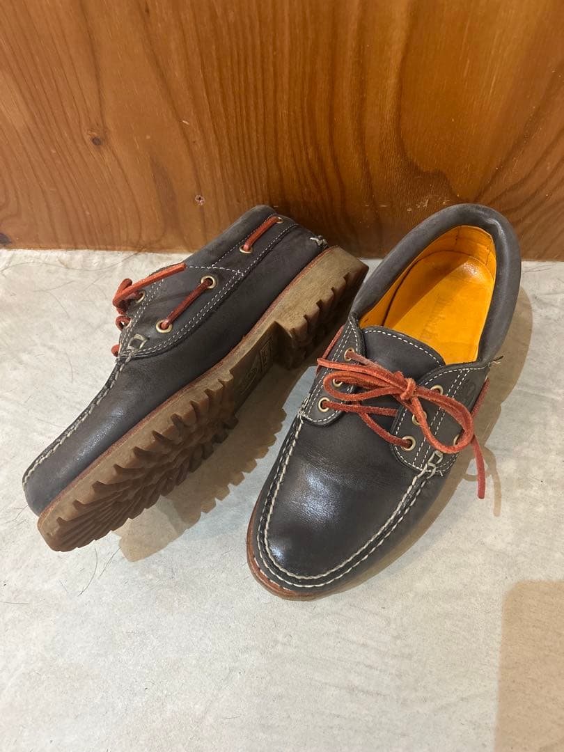 ティンバーランド 3eye デッキシューズ 7インチ ネイビー