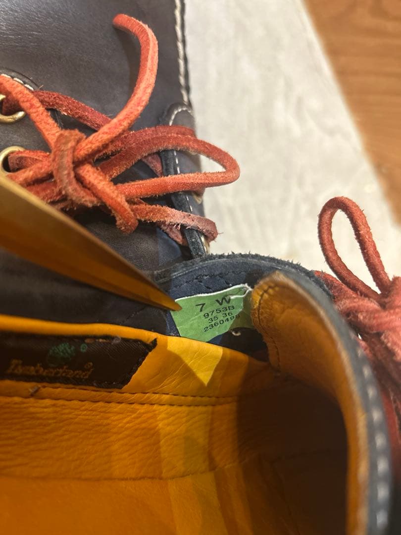 ティンバーランド 3eye デッキシューズ 7インチ ネイビー