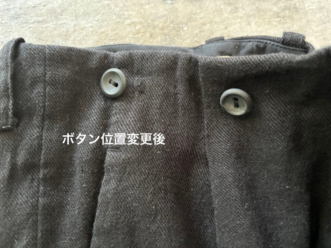 suzuki takayuki リネン ウール ラップワイドパンツ