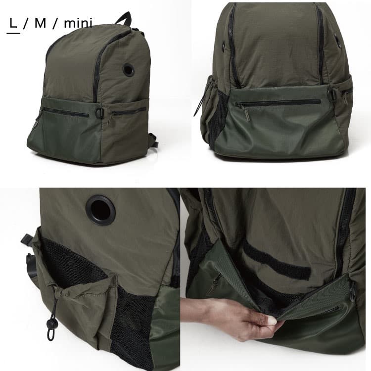 【新品】未使用 MATIE ペットリュック Lサイズ 犬用 ブラック