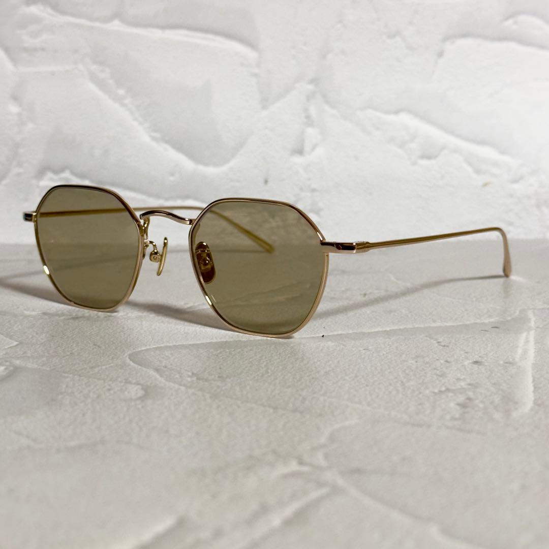 【極美品】 A.D.S.R BAZ 01 GOLD BROWN LENSケース付