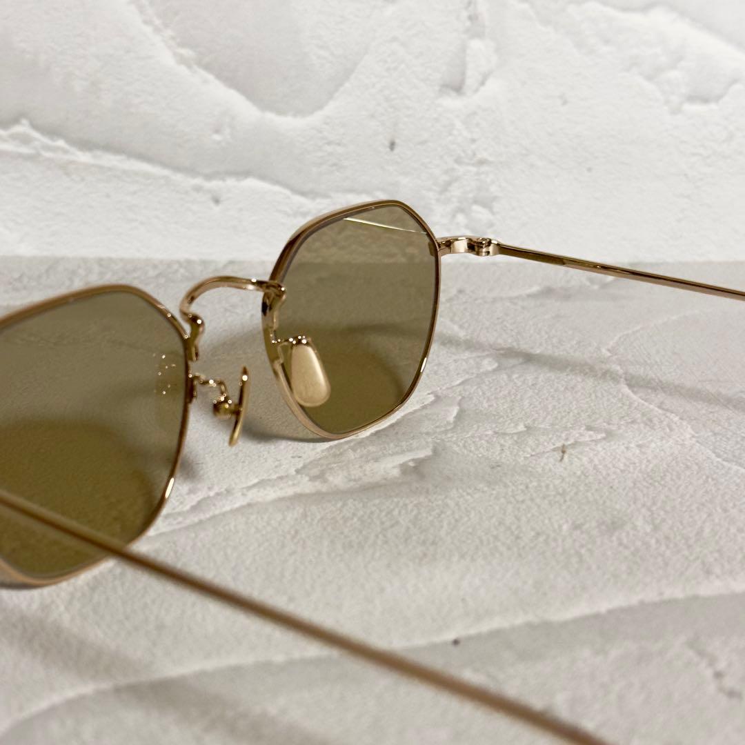 【極美品】 A.D.S.R BAZ 01 GOLD BROWN LENSケース付