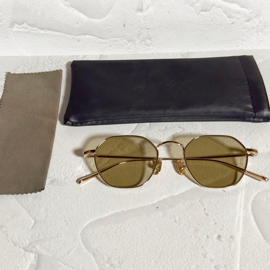 【極美品】 A.D.S.R BAZ 01 GOLD BROWN LENSケース付