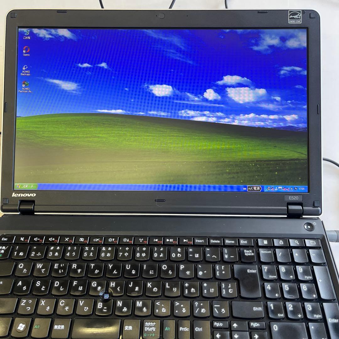 ☆訳有格安美品☆WindowsXP☆15.6大画面ノートPC☆ThinkPad☆