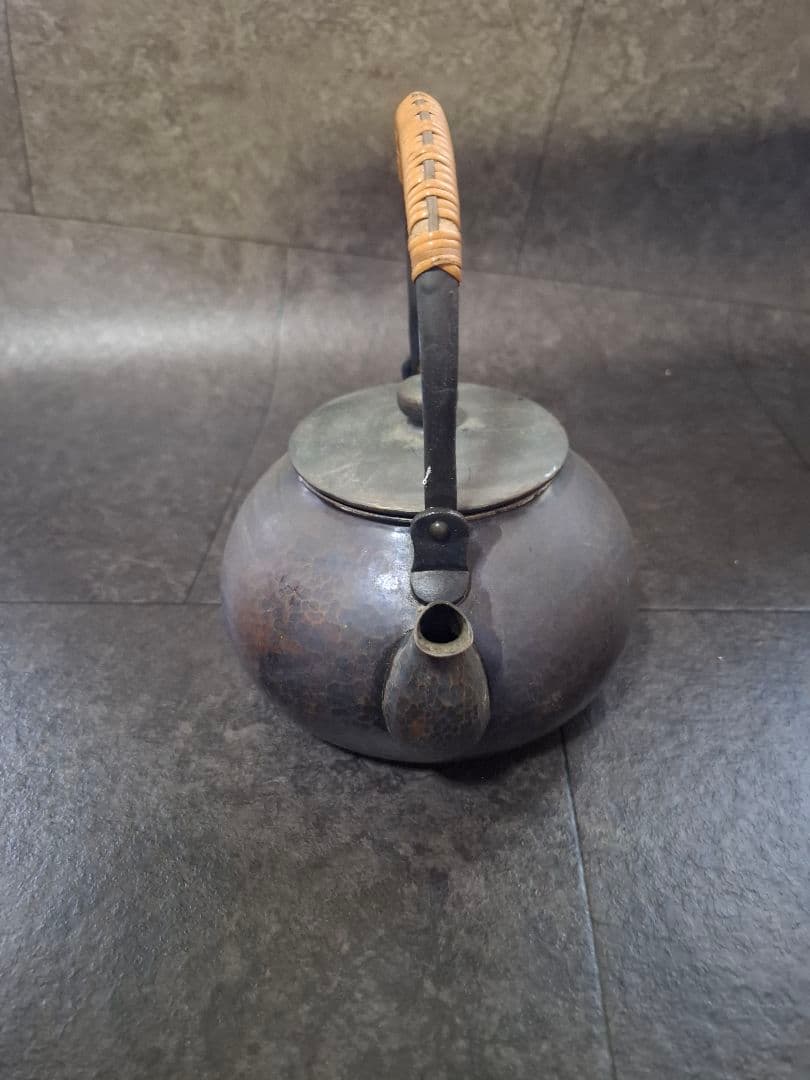 玉川堂　湯沸　薬缶　やかん　銅器　水注　骨董　アンティーク