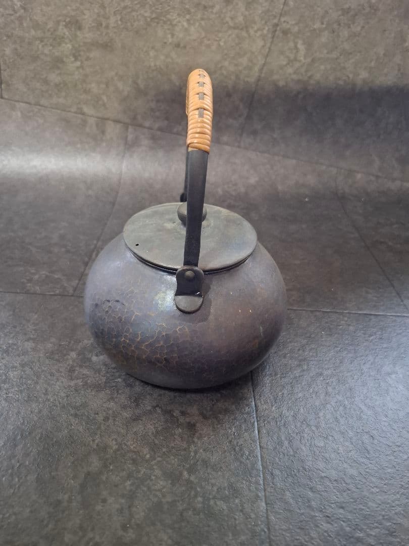 玉川堂　湯沸　薬缶　やかん　銅器　水注　骨董　アンティーク