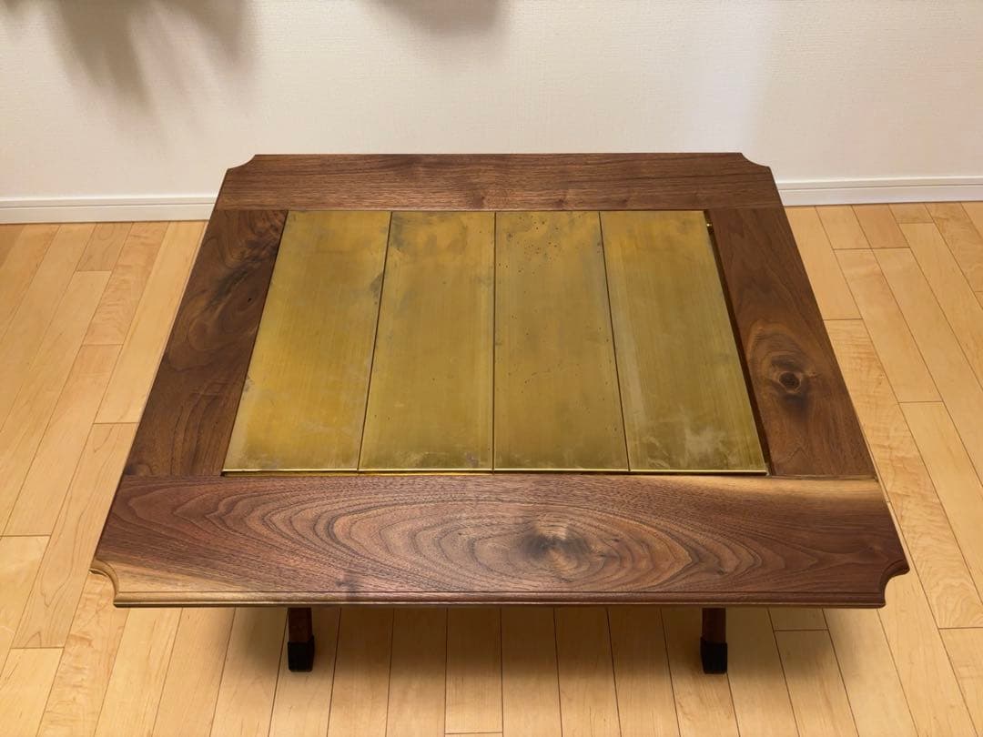 オールドマウンテン NORAs フレーム ウォールナット 真鍮パネル4枚セット