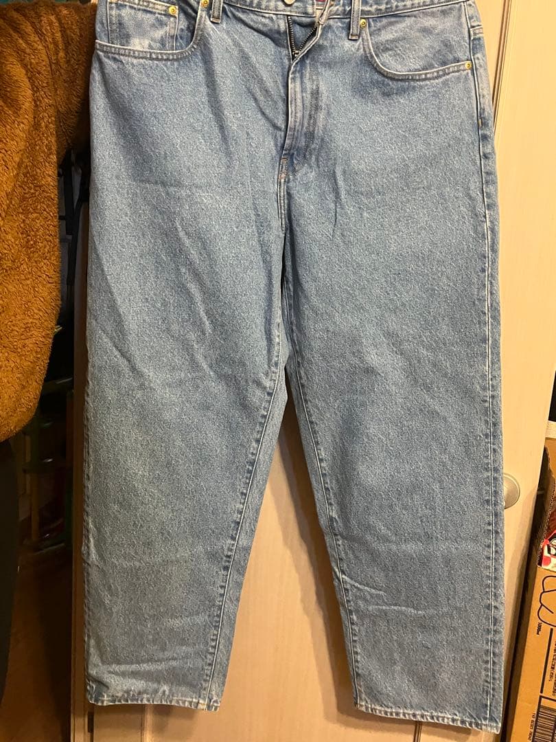 Supreme Baggy Jean 34インチWashed Blue 22FW