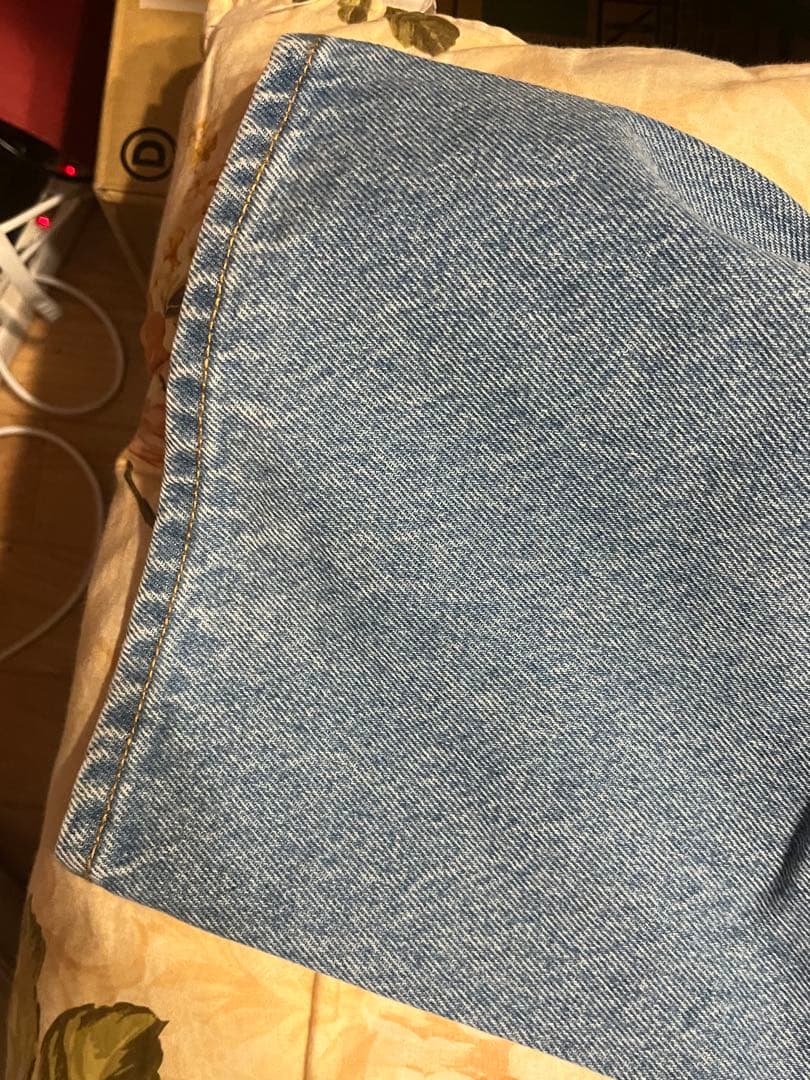Supreme Baggy Jean 34インチWashed Blue 22FW