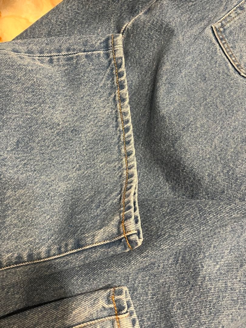 Supreme Baggy Jean 34インチWashed Blue 22FW