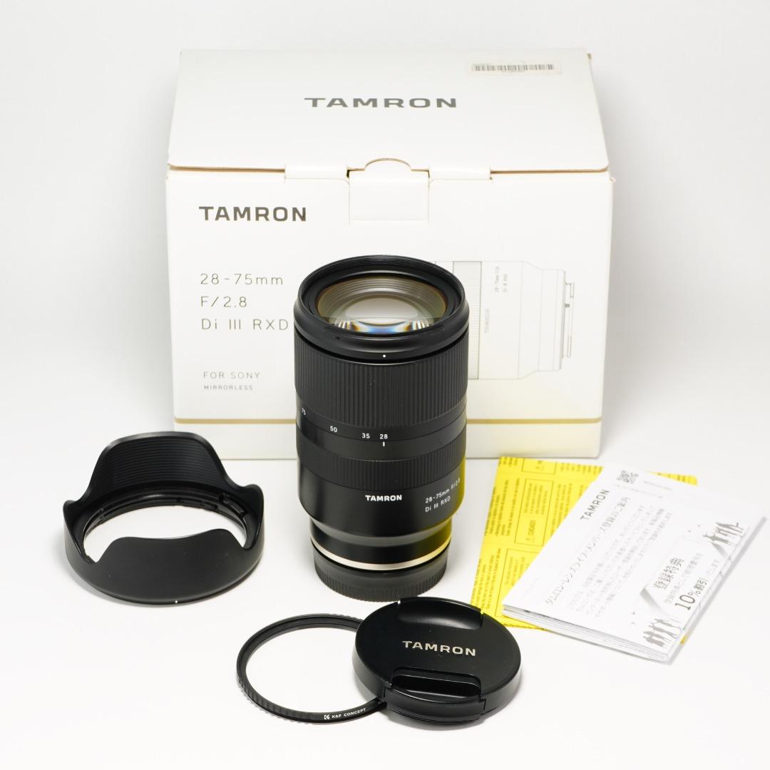 【美品】Tamron 28-75mm F2.8 Di III RXD ソニーE用