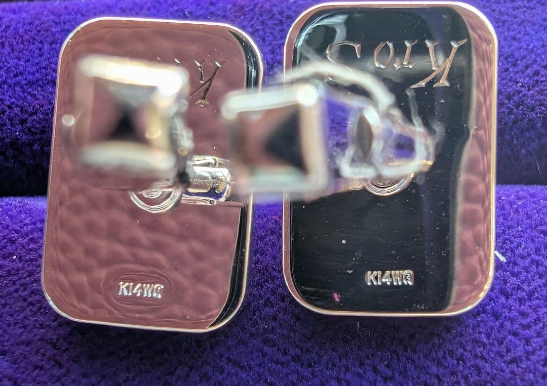 K14 WG パールのタイピンとカフス