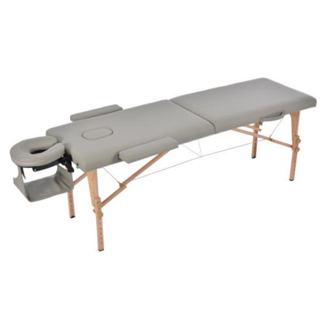 美品　折りたたみ式　マッサージベッド　施術台　エステ　マッサージ