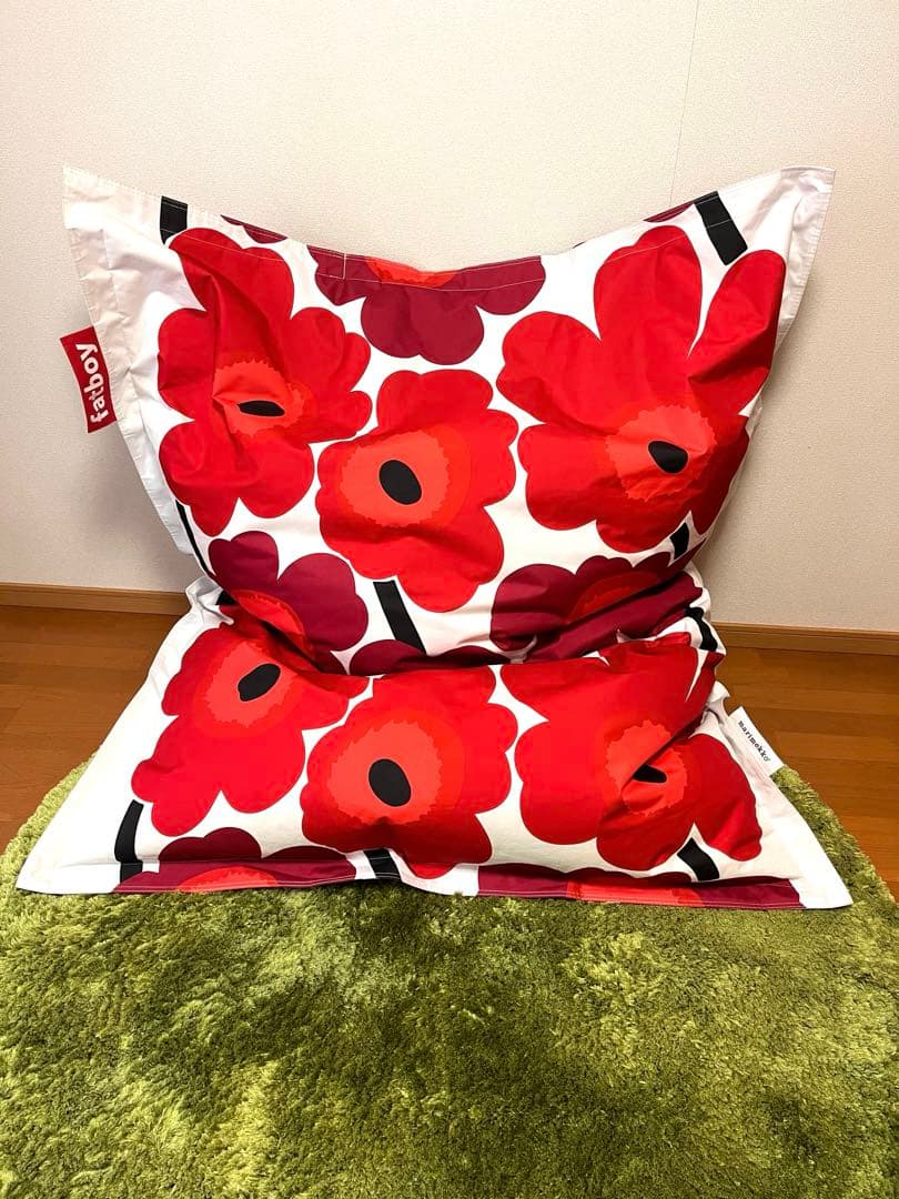 ほんちょのタマゴ FATBOY x marimekkoのビーズクッション