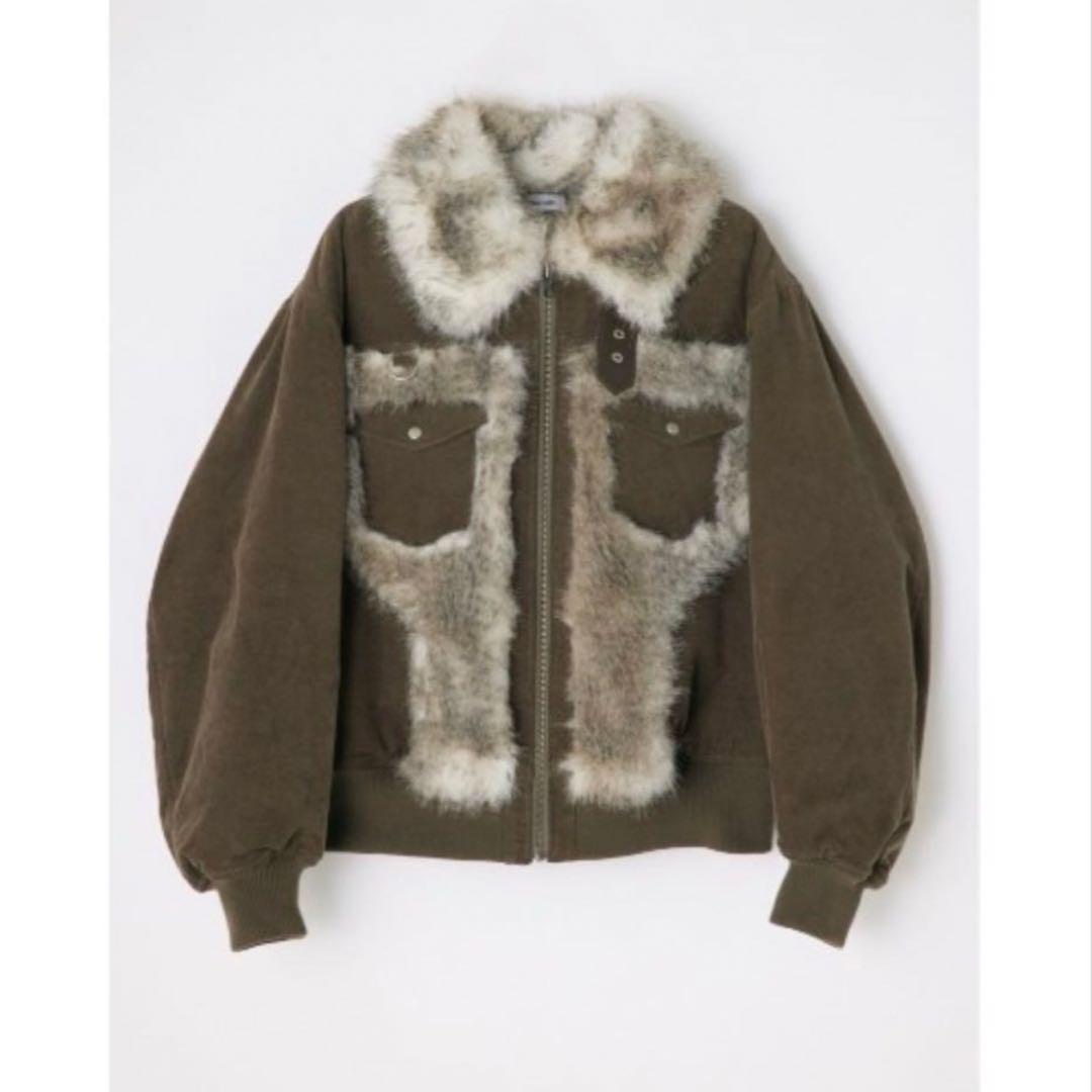 ‪☆Laguagem‪☆ CORDUROY OVER ブルゾン カーキ