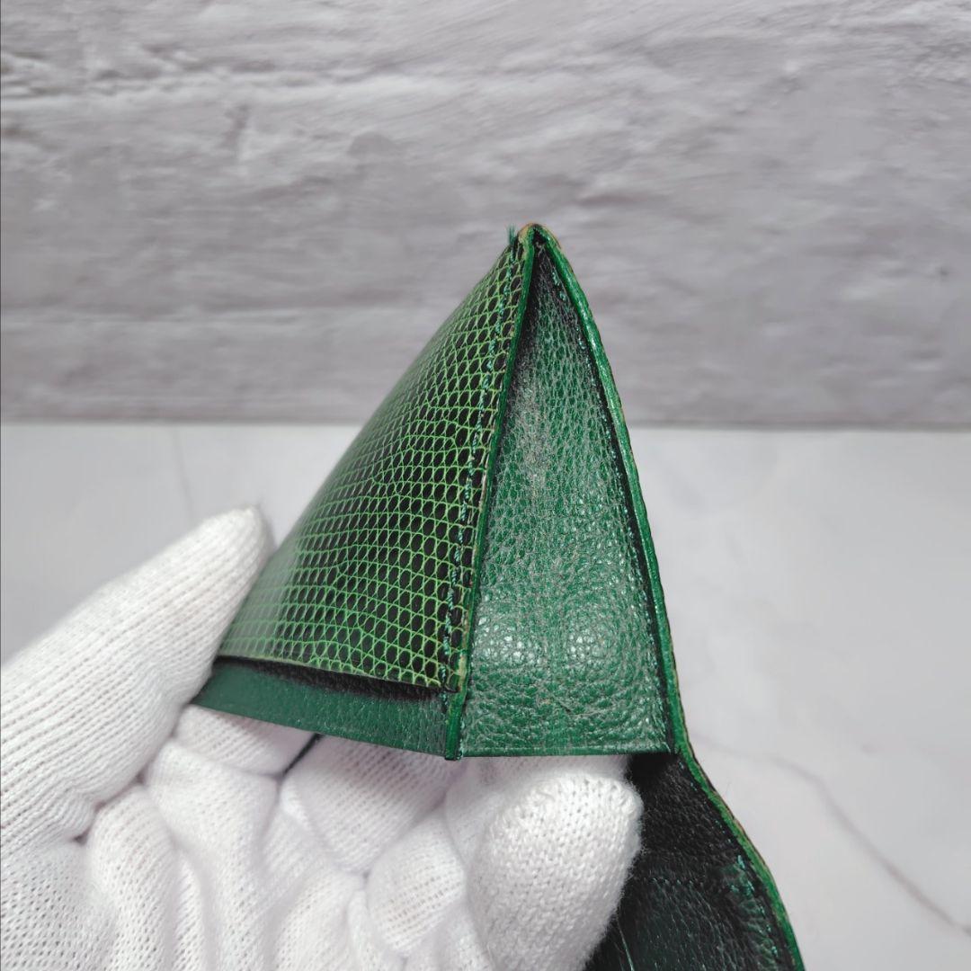 カミーユフォルネ 名刺入れ リザード レザー ビジネス カードケース