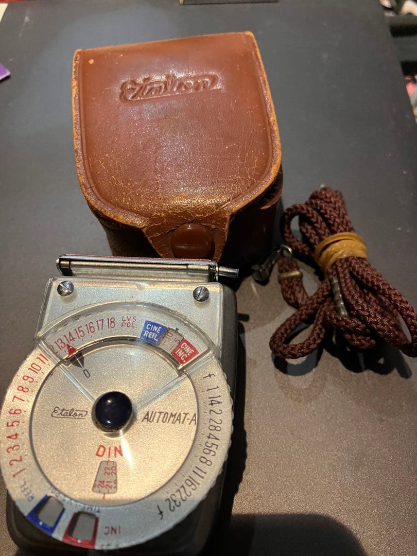 Etalon AUTOMAT-A アンティーク 露光計 露出計 ケース付き