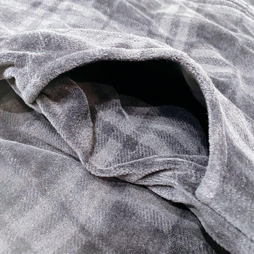 【呉様様】【大きいサイズ】バーバリー ゴルフ ギガチェック ベロア パーカー