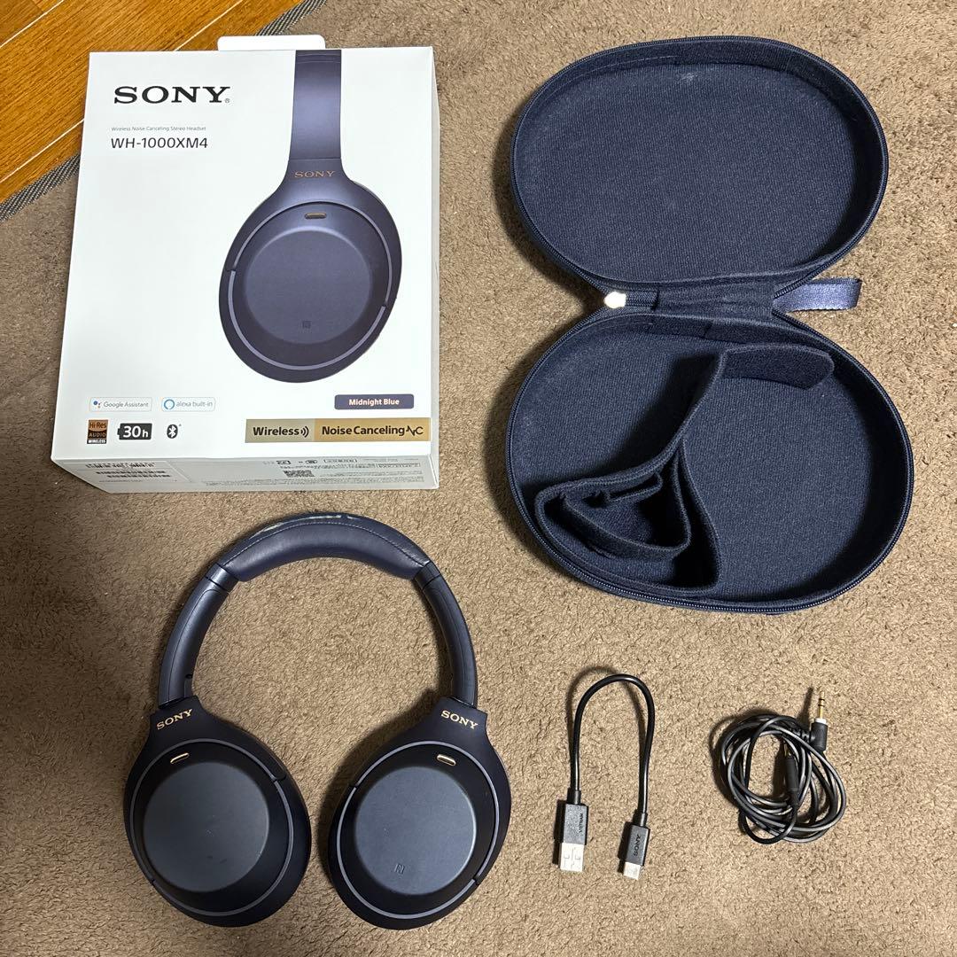 【動作確認済み】 SONY WH-1000XM4 ワイヤレスヘッドホン