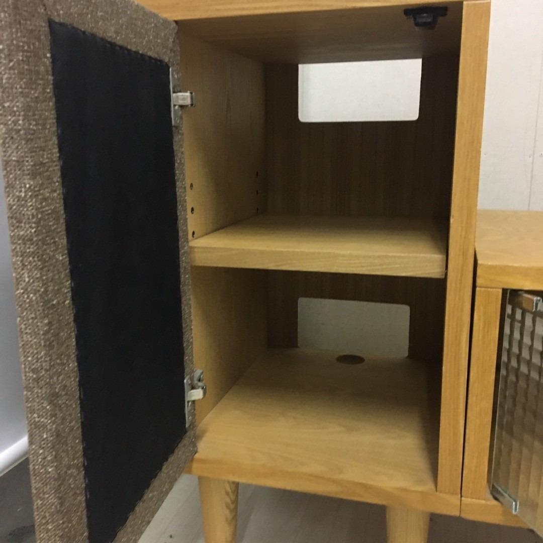 24935 木製テレビ台 3点セット　ローボード　テレビボード