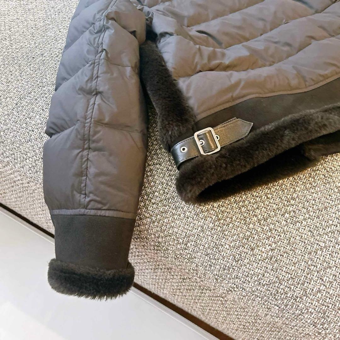 LOVELESS ファーコンビライダースダウン