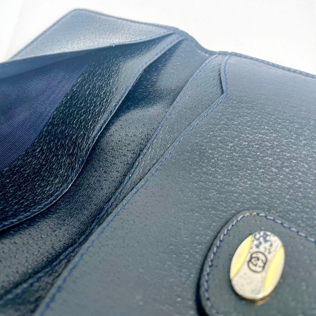 OLD GUCCI GGキャンバス長財布　お札入れ