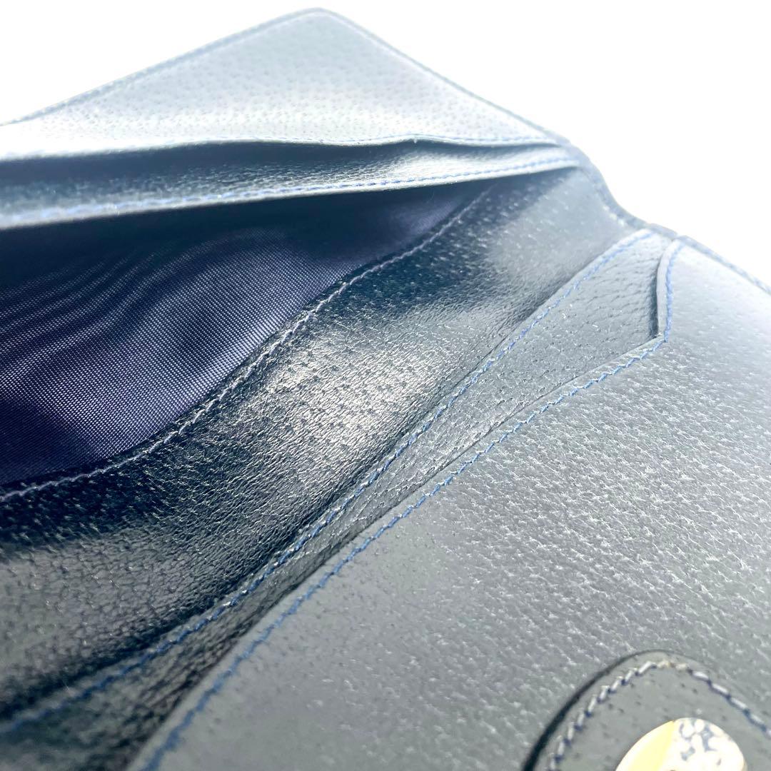 OLD GUCCI GGキャンバス長財布　お札入れ