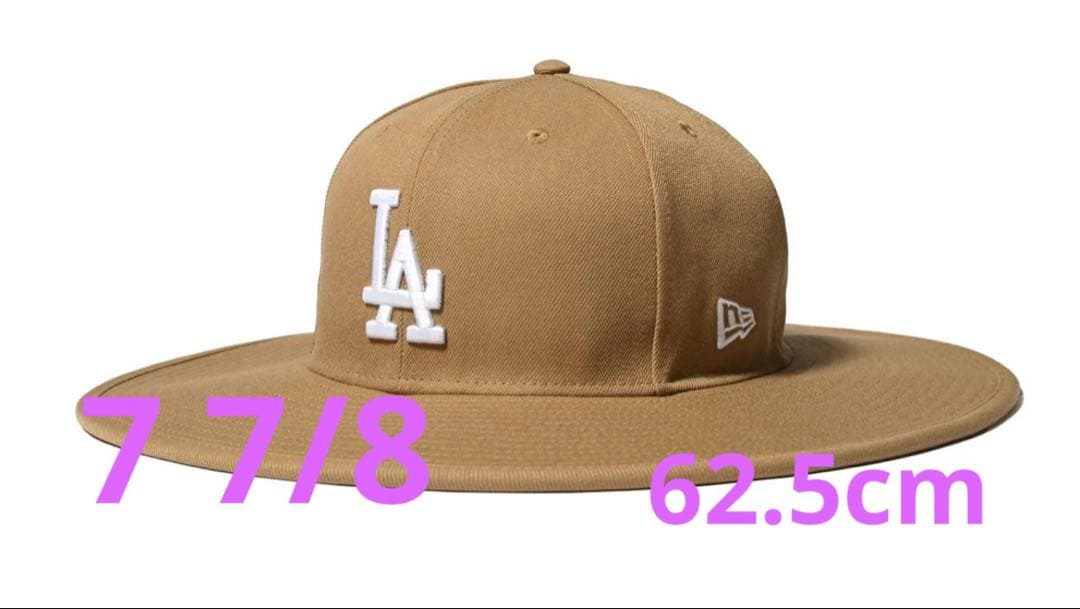 New Era ロングブリムハット　ドジャース