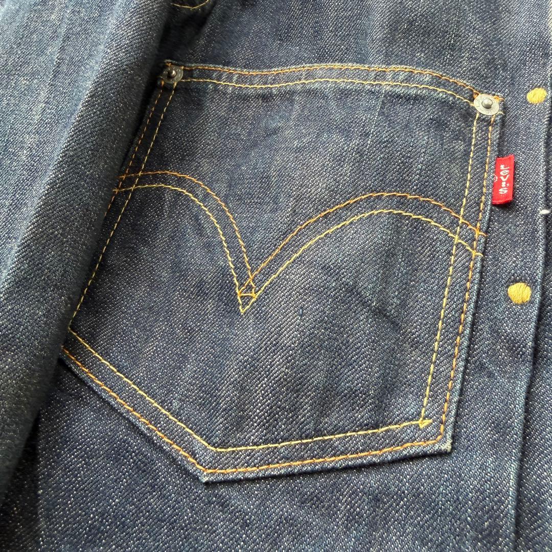 Levi's lefty デニムジャケット ノーカラー 1st Mサイズ