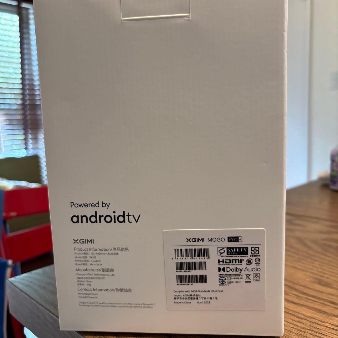 【美品】XGIMI MOGO Pro+ 1080P ポータブルプロジェクター