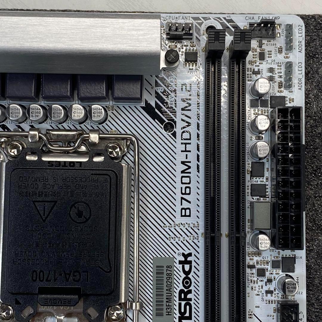 ASRock B760M-HDV/M.2 LGA1700 マザーボード