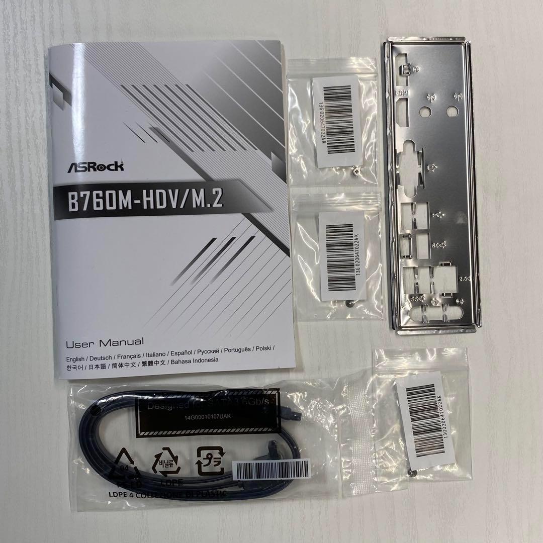 ASRock B760M-HDV/M.2 LGA1700 マザーボード