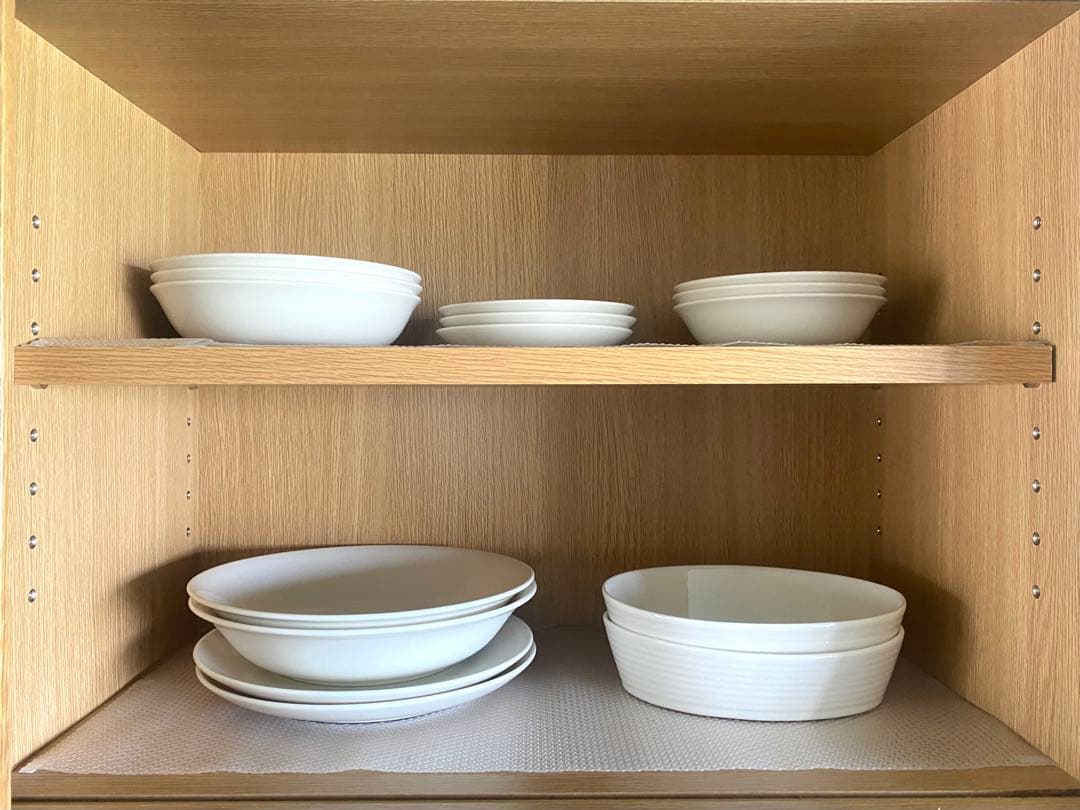 無印良品　食器棚　木製カップボード　オーク材　幅120cm