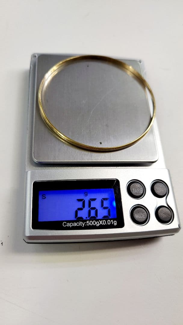 k18 バングル ゴールド 2.65g