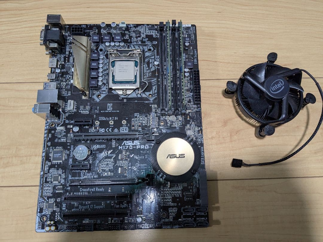 ASUS H170-PRO マザーボード cpu メモリ付き