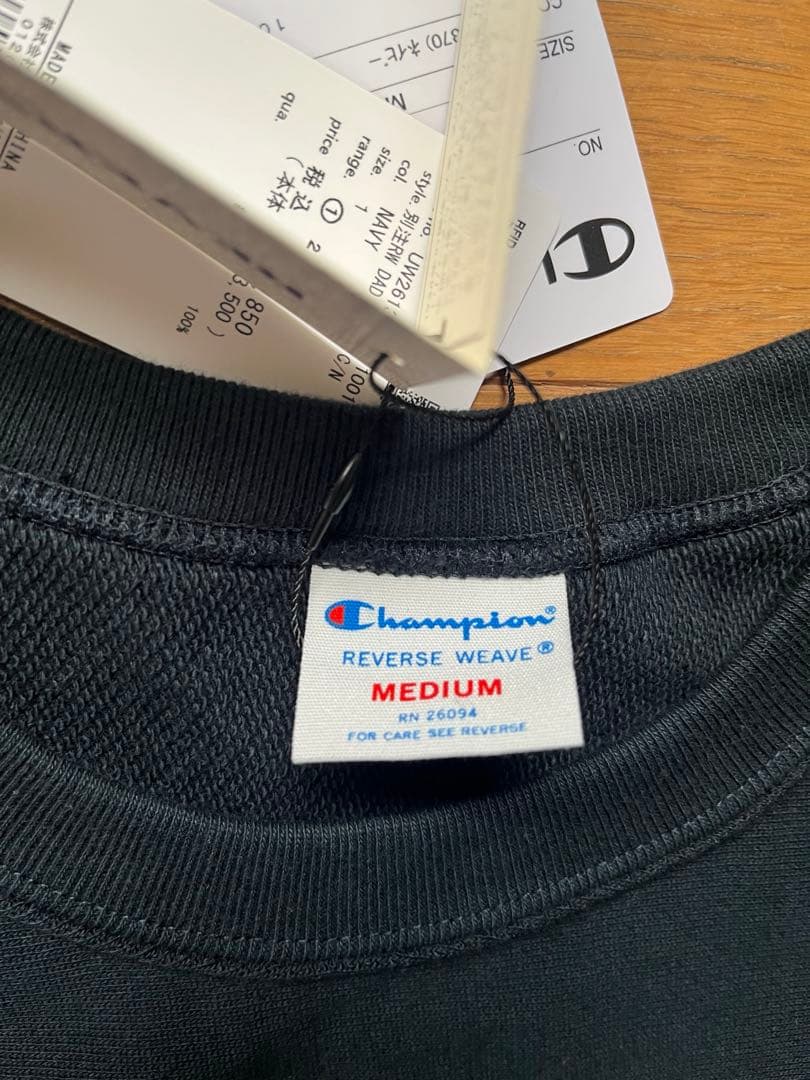 Wide Dad Champion別注　スウェット