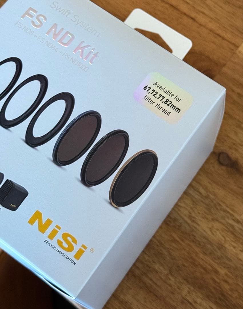 NiSi SWIFT FS NDキット(8+64+1000) 67-82mm