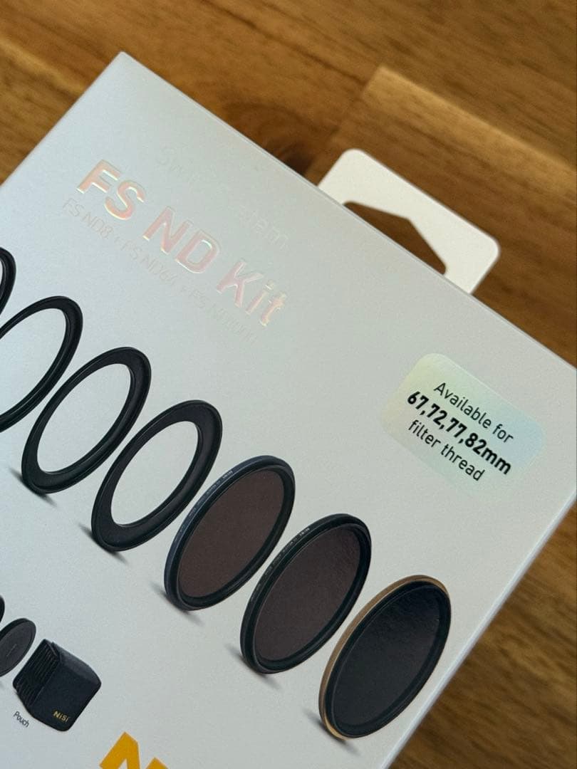 NiSi SWIFT FS NDキット(8+64+1000) 67-82mm