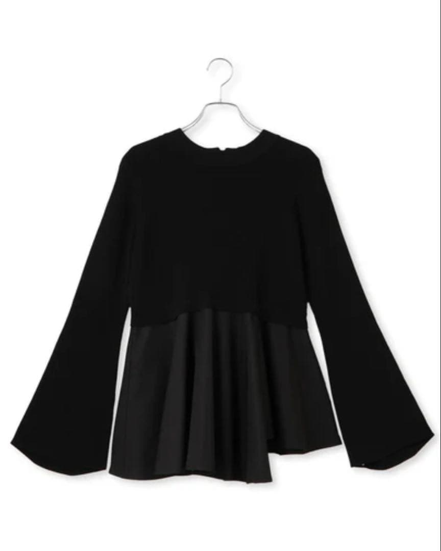 再値下げ！【アダムエロペ】ペプラムコンビニットプルオーバー　　新品未使用