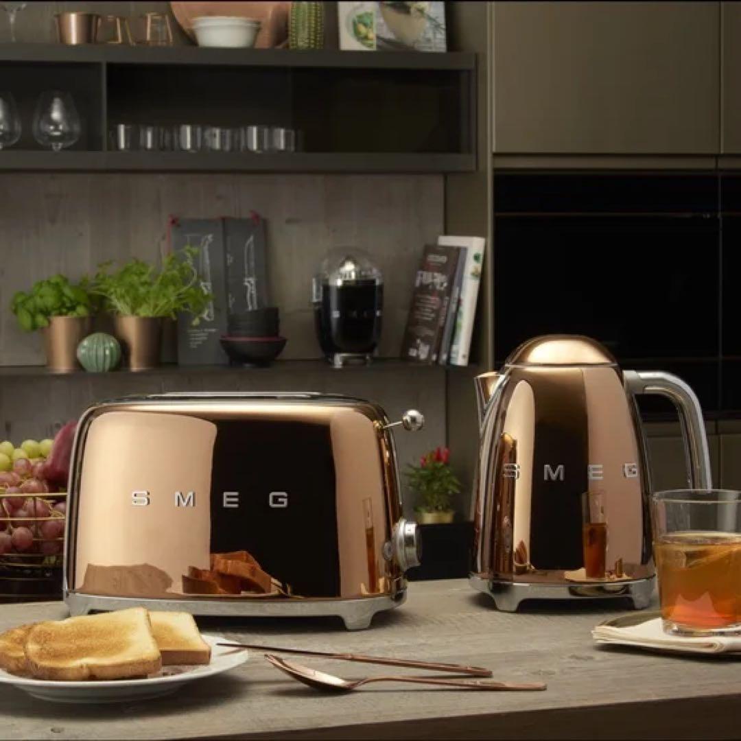 【shahin.suzuki 専用】SMEG スメッグ ケトル(ローズゴールド)