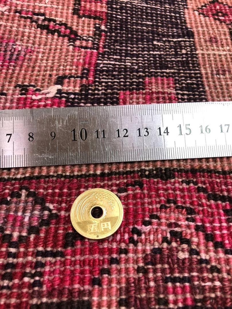 ペルシャ絨毯 ヴィンテージラグ 179×120cm 手織り オールドpersia