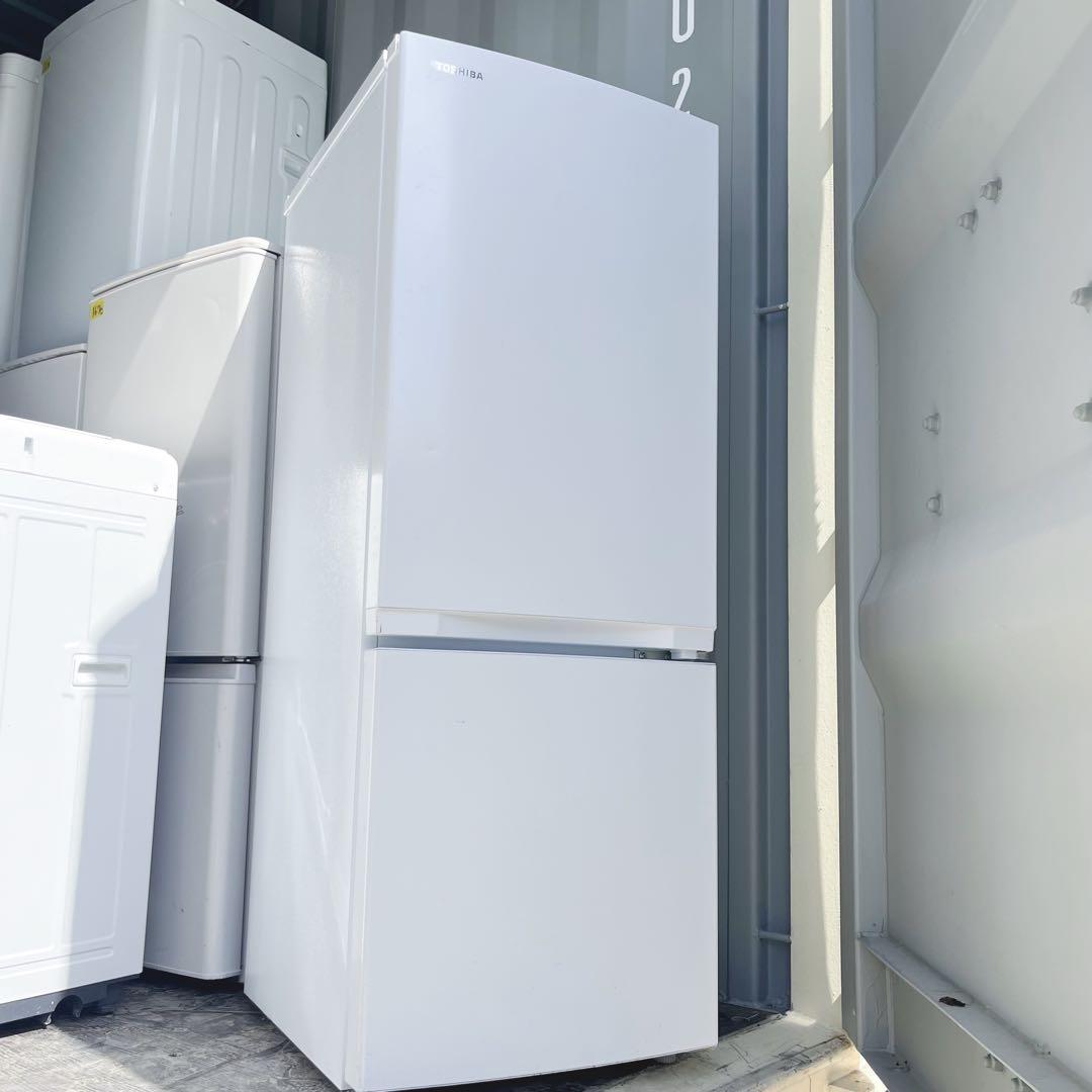 185取付無料！東芝シンプルホワイトインテリア 2022年製冷蔵庫！洗濯機