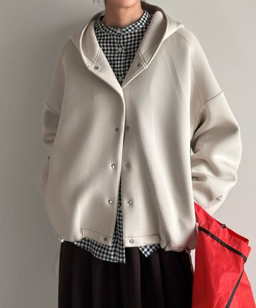 ARULLE フロントスナップダイバーパーカー