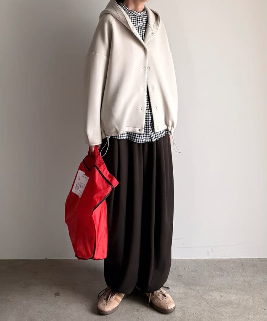 ARULLE フロントスナップダイバーパーカー