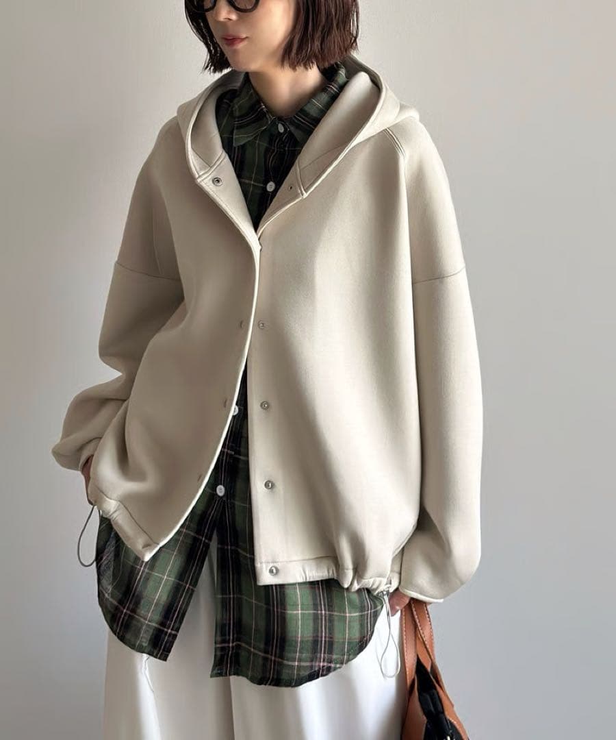 ARULLE フロントスナップダイバーパーカー