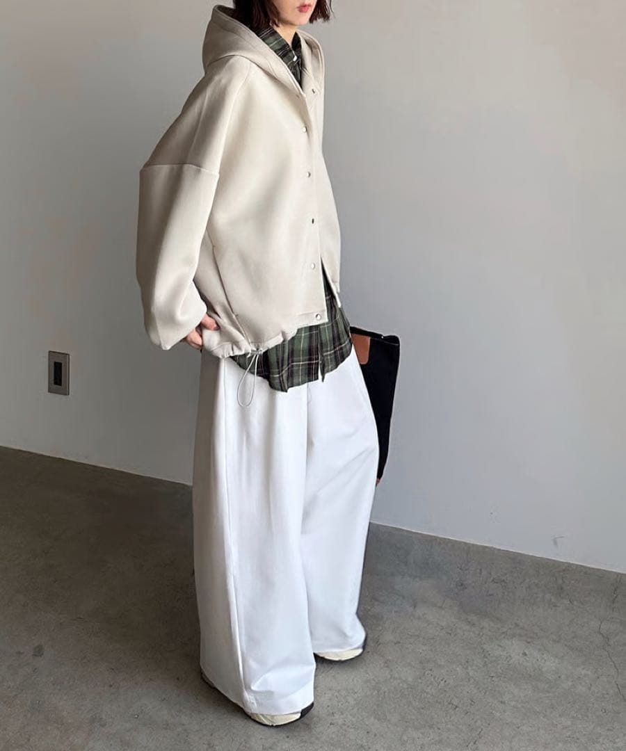 ARULLE フロントスナップダイバーパーカー