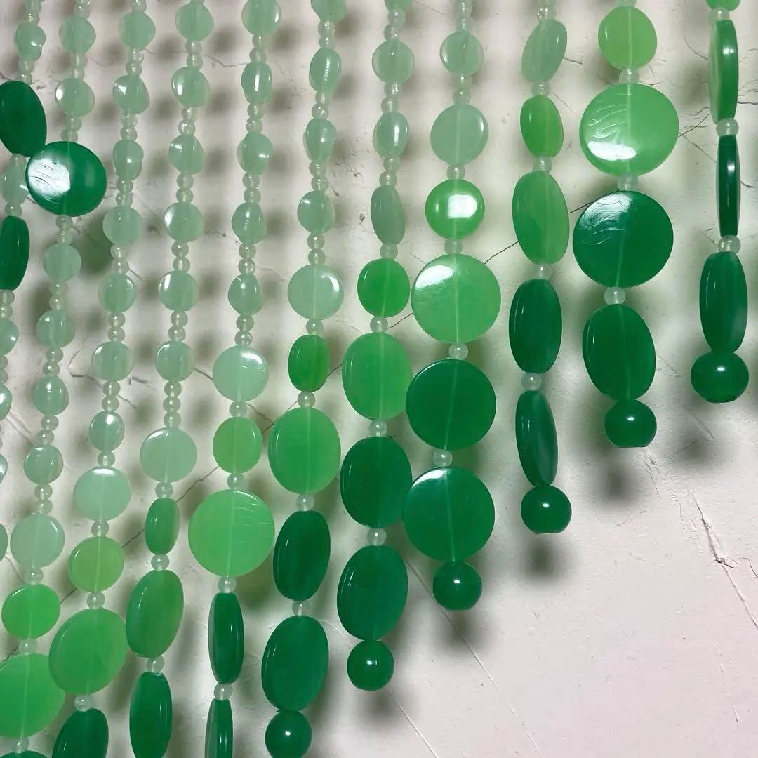 昭和　レトロ　ポップ　珠 のれん　暖簾　プラ